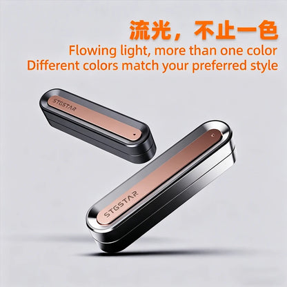 EDC Fidget Toys Magnetic Push Slider Crisp Sound Mechanical Ratchet Fidget Spinner ADHD Anxiety Stress Relief Toy ADHD Desk Toy
