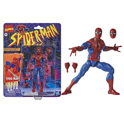 Marveles Studios Legends Spider Man Vs Carnage Action Figure Model Toys Deadpool Avengers Venom Collection Doll Kids Toy Gift