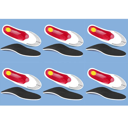 1-6Pairs Orthotic Insole High Arch Support Flatfoot Orthopedic Insoles For Feet Ease Pressure Plantar Fasciitis Pain Relief