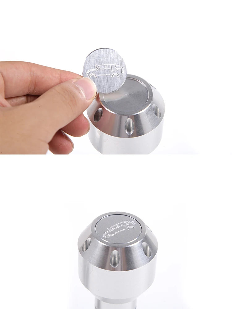For Toyota FJ Cruiser 2007-2021 Car Gear Grip Head Shift Knob Modification Aluminum alloy interior Accessories