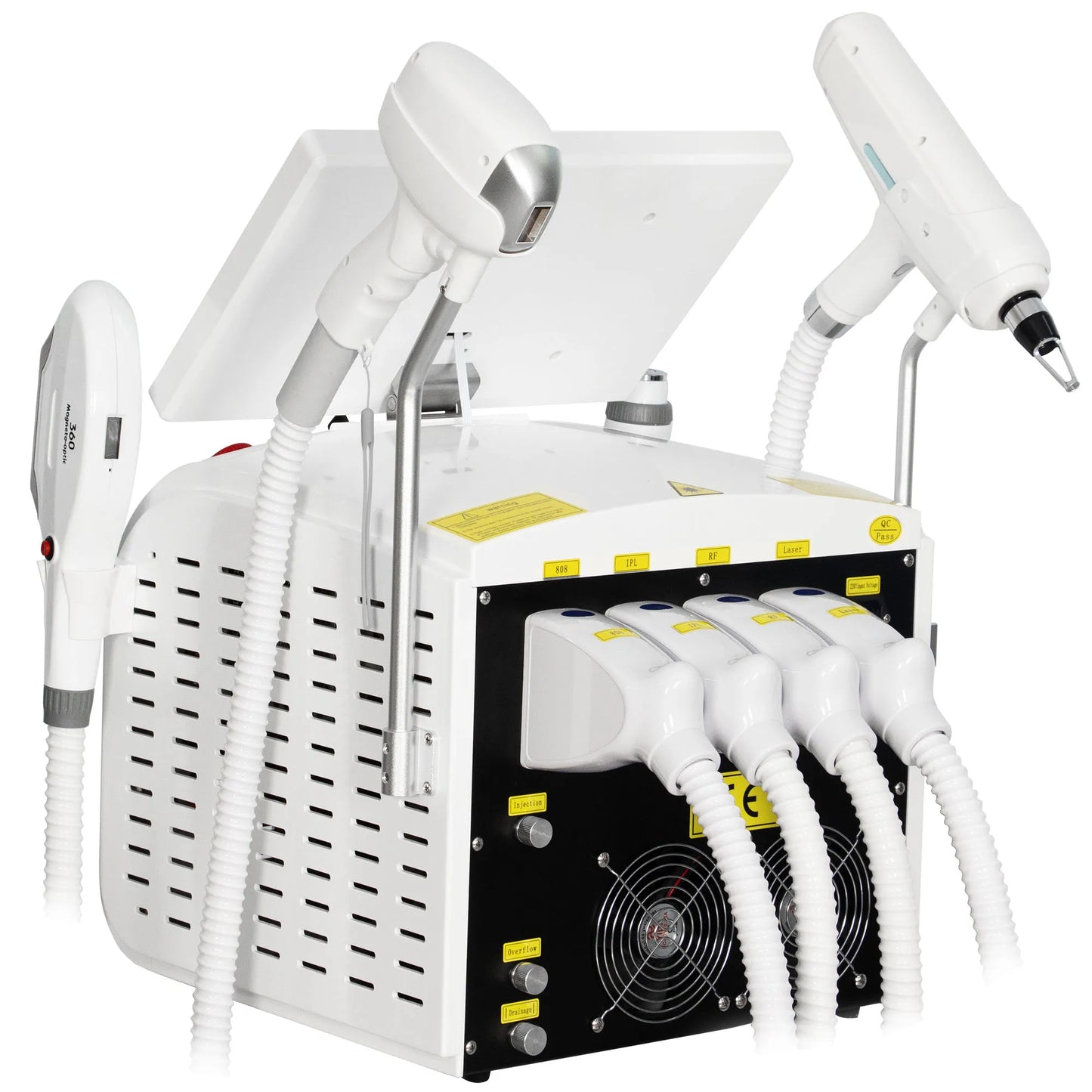 4 IN 1 Soprano Titanium Ice Platinum RF Diode 755 808 940 1064nm 4 Wave Laser ND:YAG Machine Painless Hair Removal Machine