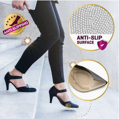 Silicone Forefoot Pad Women High Heels Sandals Pain Relief Insert Soft Gel Anti-slip Insoles Toe Cushion BHL1567-FRO