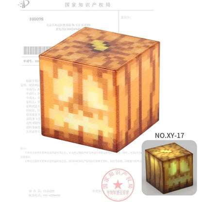 2CM Light-up Magnetic Square Building Blocks Replacement Parts DIY Educational Assembly Street Scene Lamp Bricks Kid Toy