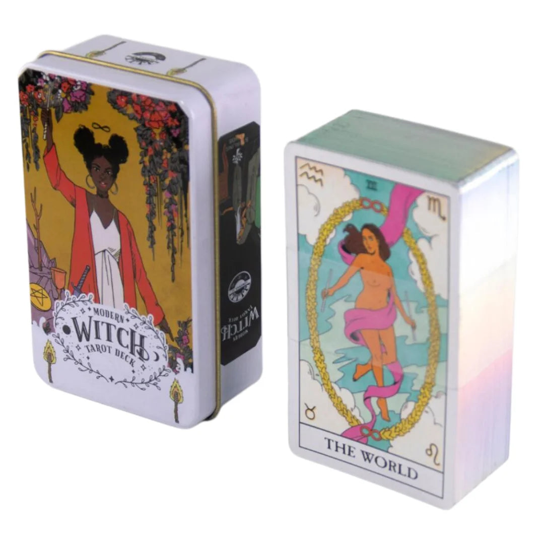 Beginner-Friendly Oracle Cards with Metal Tin Box, Self-Exploration & Party Game Cards, Perfect Gift for All Occasions