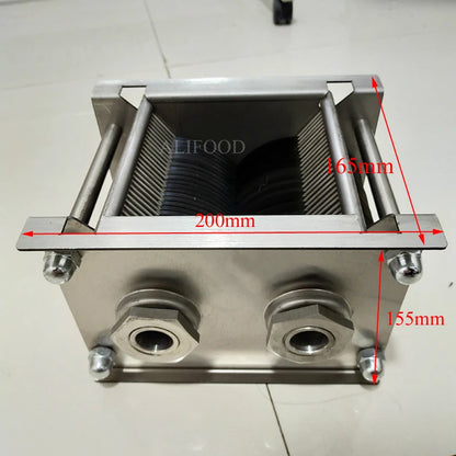Electric Meat Cutter Machine Commercial Household Stainless Steel Automatic Meat Slicer Shred Dicing Machine 2200W