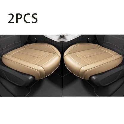 Universal PU Leather Car Seat Cover Full Wrap Anti Slip Vehicle Chair Protector Mat Waterproof Sweatproof Auto Seat Cushion