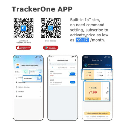 4G LTE GPS Tracker for Vehicles Car Motorcycle Unlimited Distance Tracking Device with Affordable Subscription