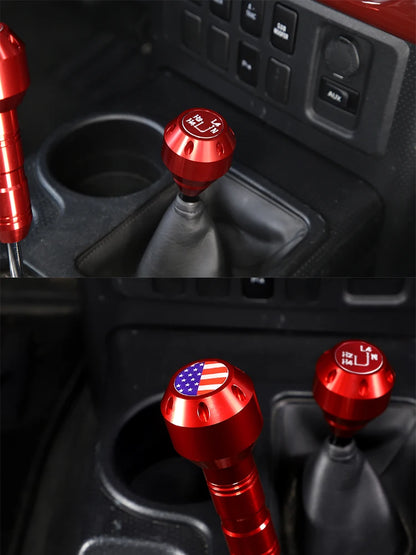 For Toyota FJ Cruiser 2007-2021 Car Gear Grip Head Shift Knob Modification Aluminum alloy interior Accessories