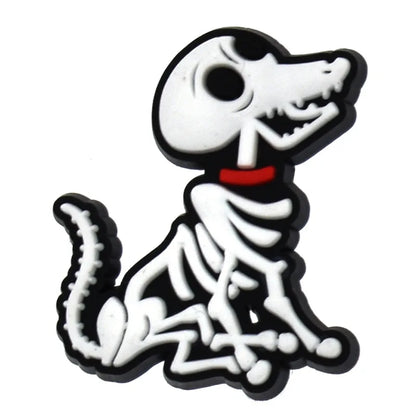1-100pcs Halloween Ghost Mom PVC Shoes Charm Alligator Charm Accessories Fit Bracelet Wristband Kids Girl Boys love party gifts