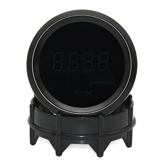 2" 52mm Car Digital Turbo Boost Gauge PSI BAR Water Temp Oil Temp Oil Pressure Gauge Voltmeter EGT Tachometer RPM Gauge Car 12V