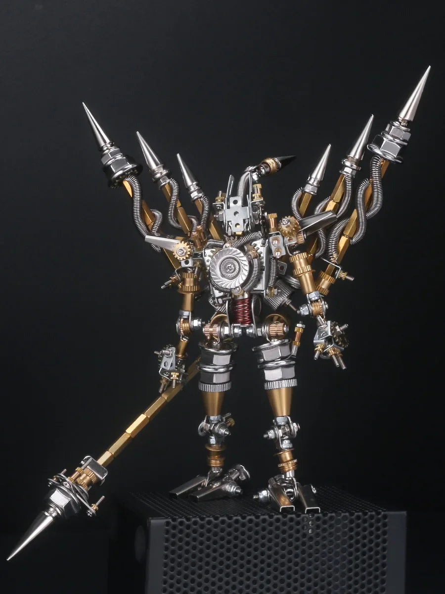 16cm Mechanical Party Metal Trendy 3D Three-Dimensional Assembled Toys Chinese Style 1/12 Robot Model Creative Collection Crafts