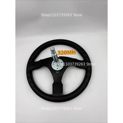 320MM steering wheel suitable for go kart, beach bike, children's bike, farmer with cover