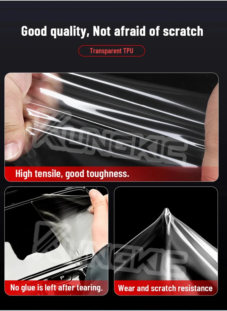 Auto Central Control TPU Navigation Anti Scratch interior Protection Film Navigation For BYD SEALION 7 EV 2024 Accessories