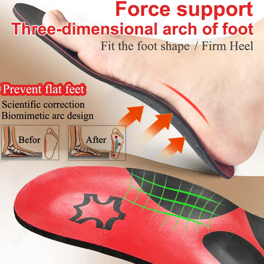 Flat Feet High Arch Support Orthopedic Work Insole Inserts For Shoes Shoes Sole For Plantar Fasciitis Valgus Shoe Cushion EID