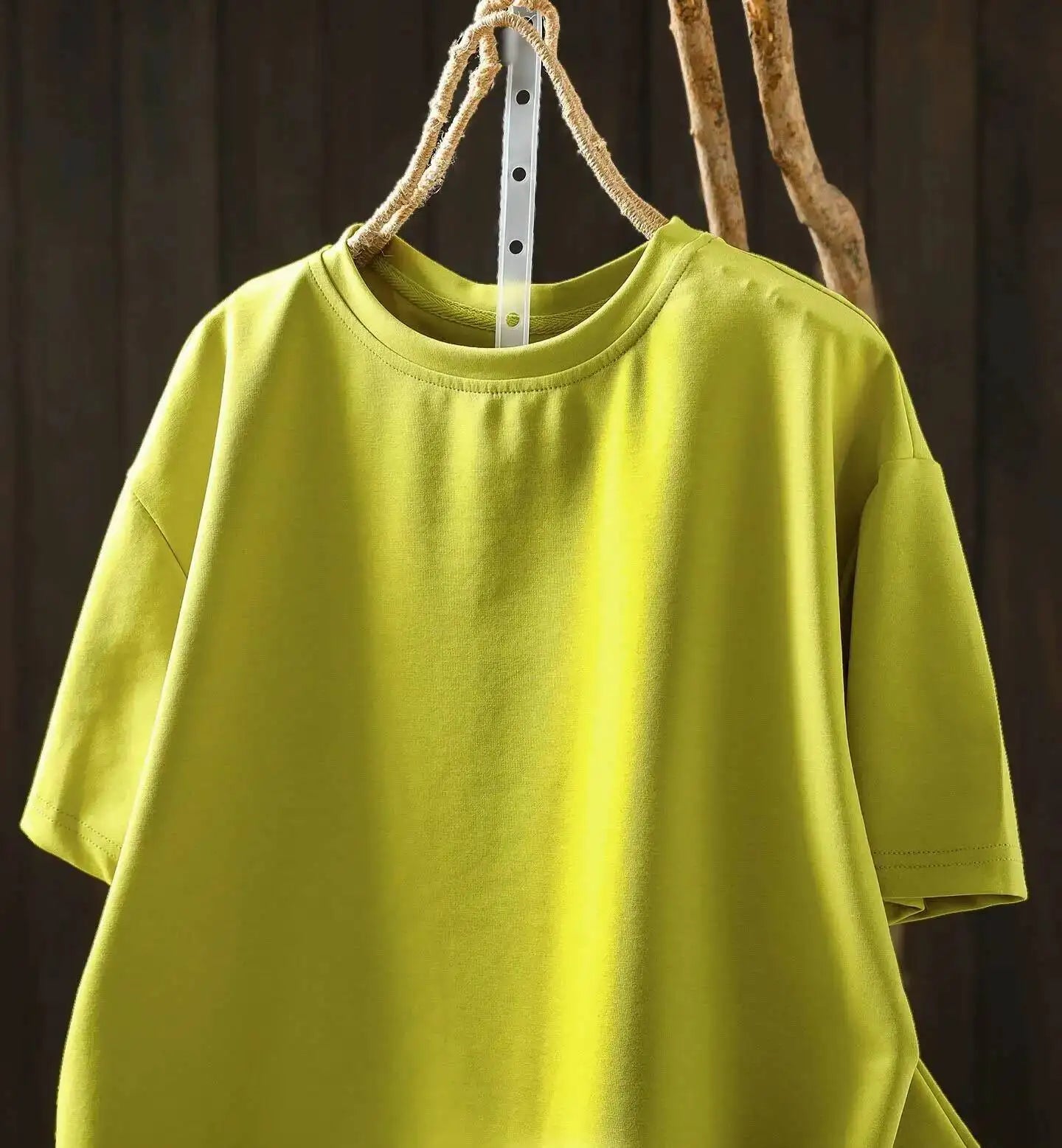 Pink Short-sleeve Women Top 2026 Stylish Summer New Design Pleated Hem Loose T-shirt ZF2158