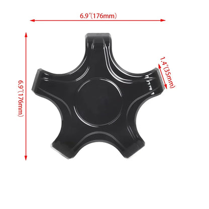 Wheels Cap Kits For Tesla Model 3 18 inch Original Standard Rims Center Caps Hubcaps Cover Aero   [ White and Red T Logo]