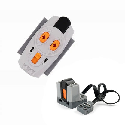 MOC Power Function Extension Kit with High-Tech Servo Motor for All Brand-Compatible Building Blocks DIY Projects
