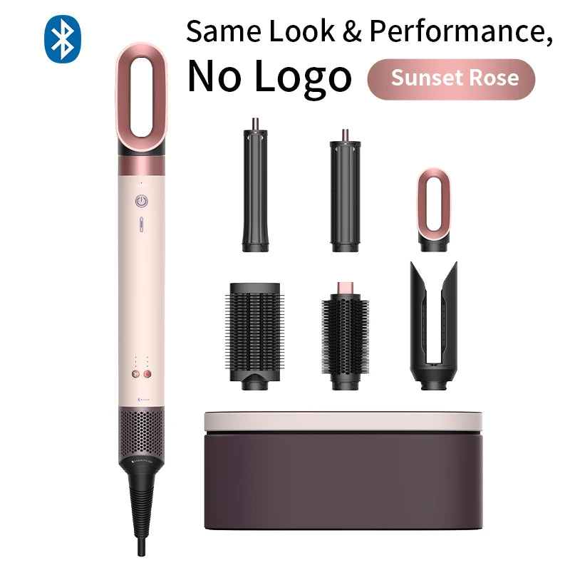 7 in 1 Multi Hair Dryer StylerHS09 Auto-Curling Barrel Hot AirBrush Soft Straightening BrushNegative Ion Fast Dry NozzleGift Box