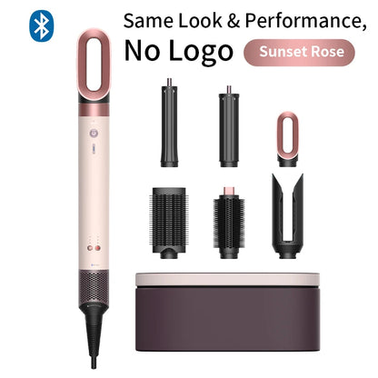 7 in 1 Multi Hair Dryer StylerHS09 Auto-Curling Barrel Hot AirBrush Soft Straightening BrushNegative Ion Fast Dry NozzleGift Box