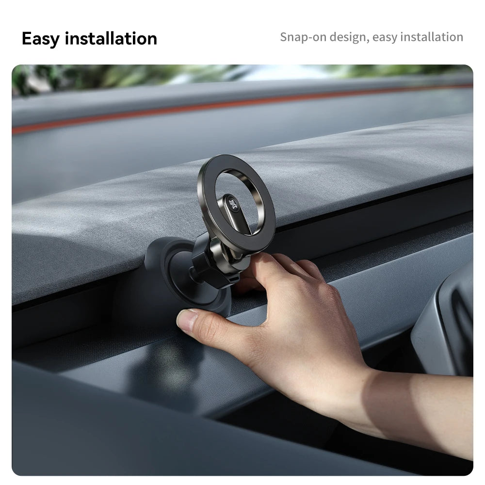 YZ For Tesla Highland Model 3/Y/YL Juniper Strong Magnetic Phone Holder for iPhone 17 16 Pro Max Samsung phones Air Outlet Base