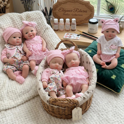 Aizwa1 Loulou, Bettie, Vivienne Silicone Reborn Doll Girl For Choice 13 Inch Lovely bebe reborn de silicona Doll Toy