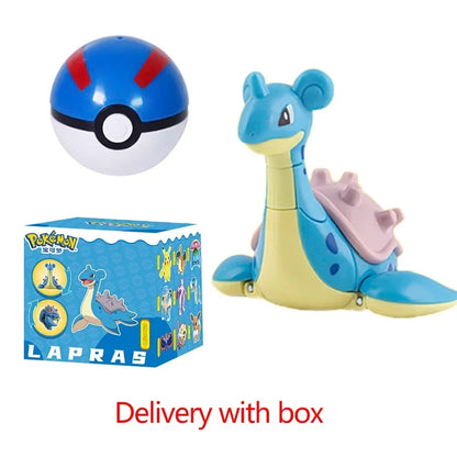 Original Pokemon Figure Ball Pokeball Eevee Blastoise Venusaur Charizard Pikachu Mewtwo Gyarados Elf Monster Toy for Child Gift
