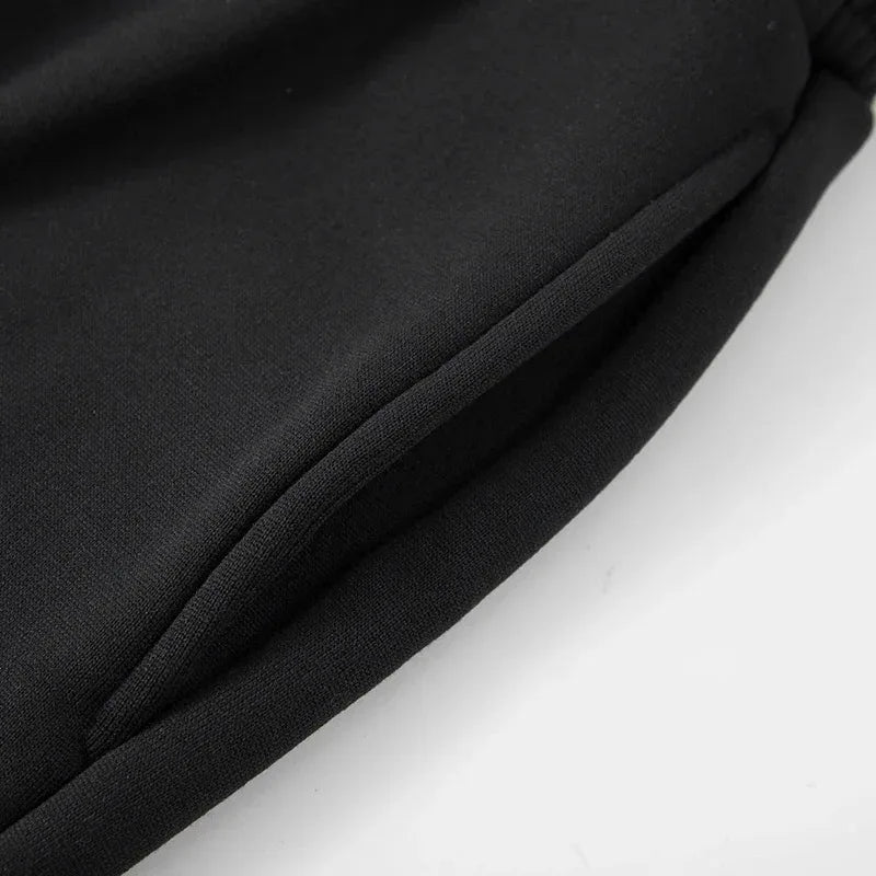 Summer 2026Men's casual drawstring joggers, soft cotton blend ankle-length pants with side pocket design