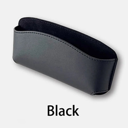 Auto Eyeglasses Organizer Box Adhesive Multifunctional pu leather car instrument panel installation for  Keys, Phones, Earphones