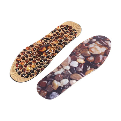 Faux Cobble Insole Breathable Can Be Cut Massage Insole Shoes Inserts Massage Foot Pad for Sandals Slipper Men Women