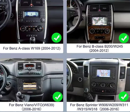 CarPlay Android auto Radio For Benz B200 W245 W169 2004-2016 Viano VITO W639 2006-2016 Car Intelligent System GPS Navigation 4G