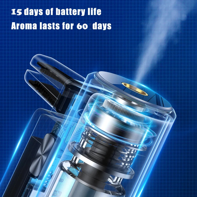 Electric Auto Air Diffuser Aroma Car Air Vent Humidifier Mist Wood Grain Essential Oil Aromatherapy Freshener Perfume Fragrance