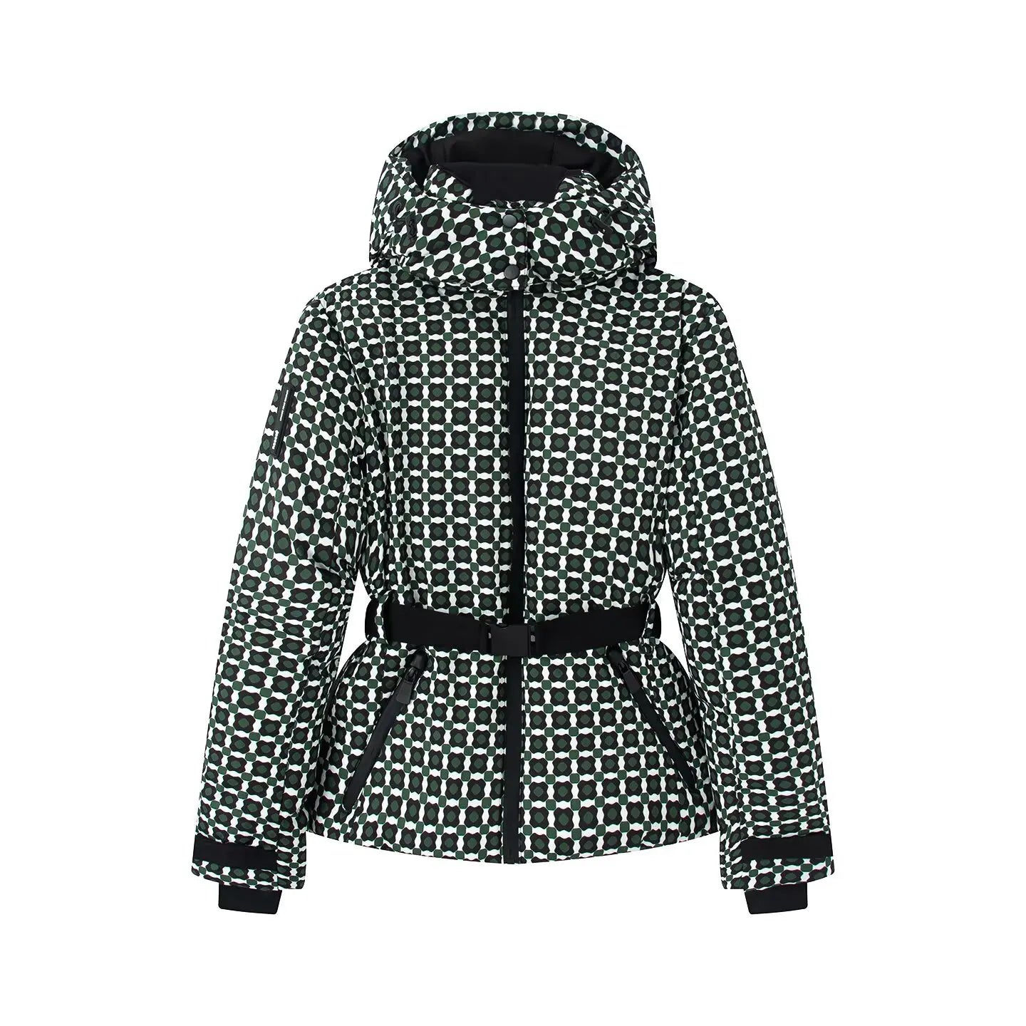 Fashionable Personality ZR Wind Women's Set Top And Pants Long Sleeve Warm Winter Outfit Two-Piece Suit European Style
