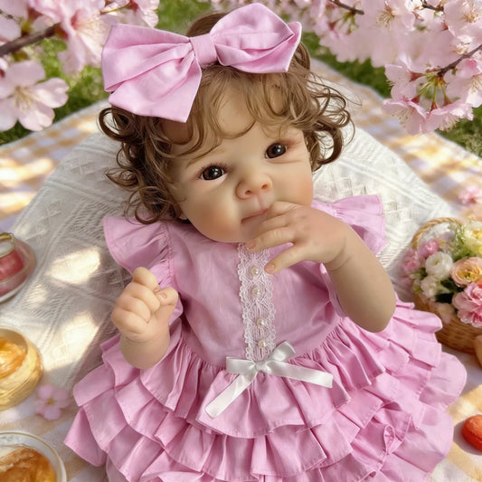 AONPENG 45 CM 18INCH Reborn Baby Doll Toy Realistic Handmade Full Vinyl Body Babies Doll Lifelike Fashion Birthday Gift Toy Doll