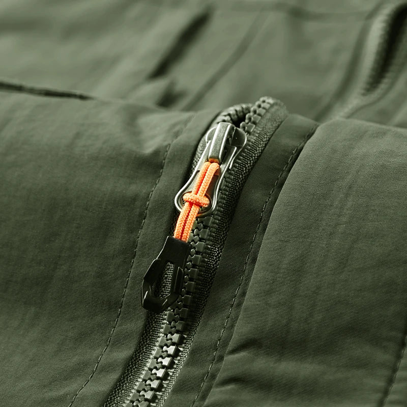 2025 new assault jacket, casual outdoor hooded plus size jacket, men's middle-aged and elderly jacket, autumn and winter o
