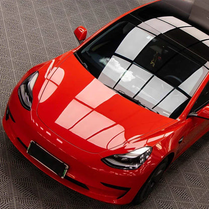 High Gloss Glossy Red Wrap Vinyl Film Car Whole Body DIY PVC Color Change Sticker Protective Cover Decal Auto Tuning Accessories