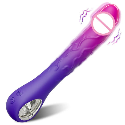 Dildo Vibrator for Women Vagina G-Spot Vibrator Clitoris Nipples Stimulator Fake Penis Female Masturbation Sex Toy for Women