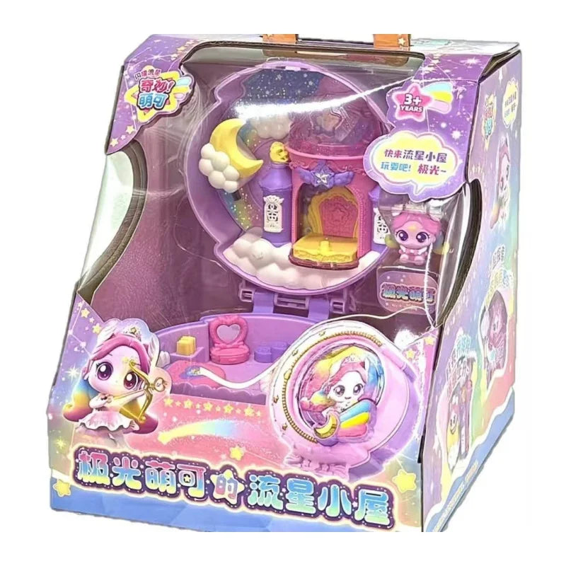 New Teenieping Anime Figure Season 6 Sparkling Meteor Aurora Meteor Hut Set  Magic Sweetheart Figurine Collection Toys Gifts