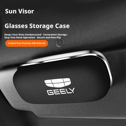 Compatible with Geely Galaxy L7 eyewear case L6/E5/Starship 7EMi car sunglasses holder, car sunshade storage box.