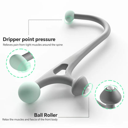 EVA 360° Trigger Point For Pain Relief,Portable Manual Shoulder Massager,Suitable for Fitness,Which Can Be The Perfect Gift