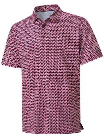 Mens Golf Polo Shirts Short Sleeve Dry Fit Golf Shirts for Men Casual Shirts for Outdoor Sports Athletic Polos