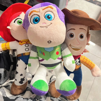 2026  Cute Woody Buzz Lightyear Plush Toy Lovely Stuffed Anime Jessie Plushies Pendant Cartoon Doll Home Decor Xmas Gifts
