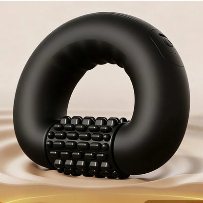 Rechargeable Cordless Massage Roller Deep Tissue Percussion Electric Muscle Massager Handheld 3-Speed Spin