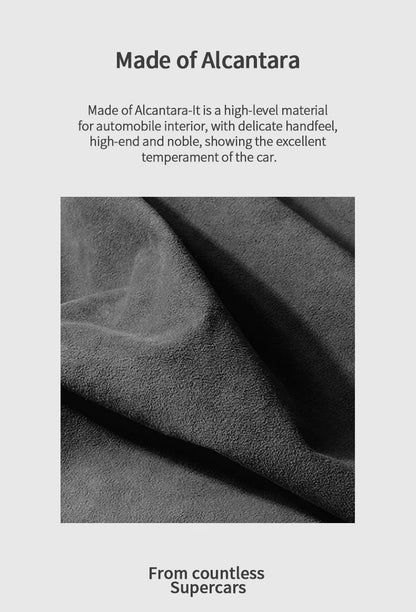 For Audi A3 Q2L S3 TT Sport Gear Shift Knob Boot Cover Trim Sticker Made of Alcantara Car Premium Interior Tuning Accessories