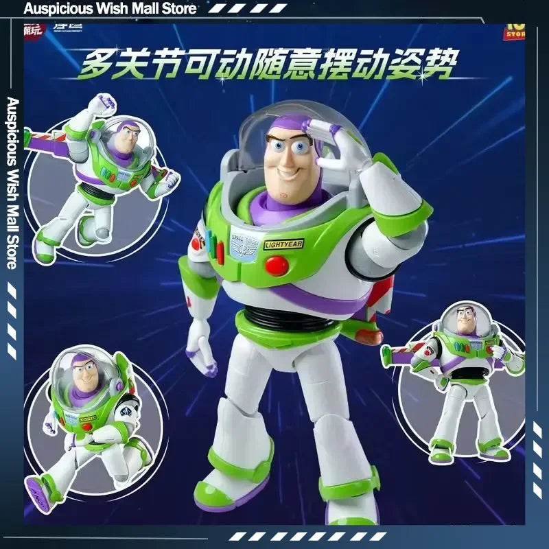 New Authentic Hot Toy Story Buzz Lightyear Assembled Model Large Size Multi Jointed Sam Club Same Style Birthday Gift Decor