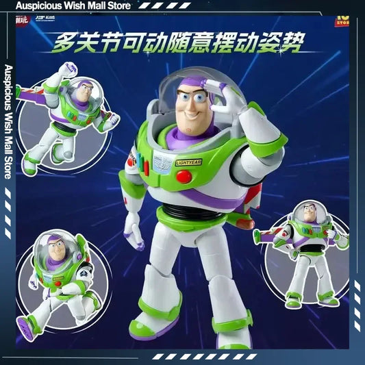 New Authentic Hot Toy Story Buzz Lightyear Assembled Model Large Size Multi Jointed Sam Club Same Style Birthday Gift Decor