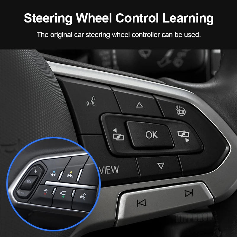 HIPPCRON 2Din 7"/ 9" Car Radio Android Multimedia Video Player Wireless Carplay Android auto Universal LINUX System Touch Screen