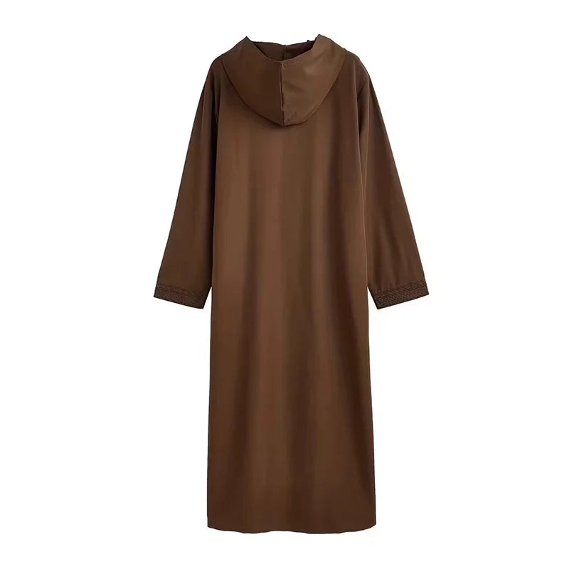 Vintage Embroidered Men's Islamic Robe Elegant And Elegant Specially Designed For Worship Ceremonies