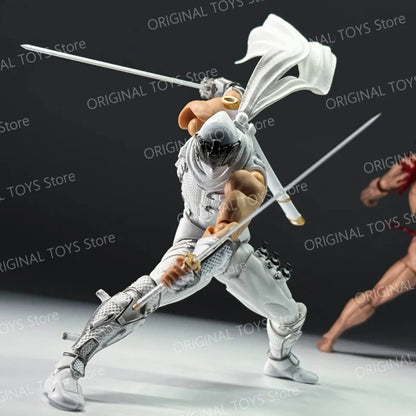 In Stock AC Toys The Second Batch Ryu Revoltech 1/12 Amazing Yamaguchi White Ryu Hayabusa Ninja Gaiden Action Anime Figures Toy