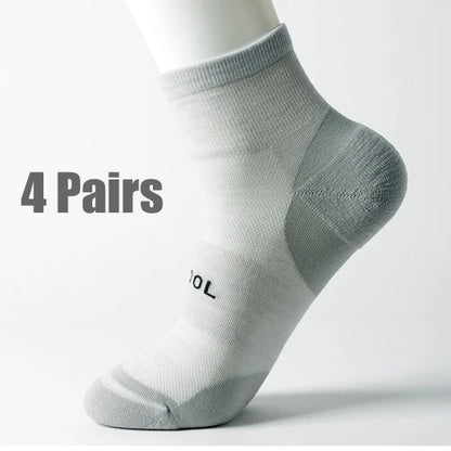 Unisex Merino Wool Socks Breathable Low Cut Sock 70% Merino wool Moisture Wicking Ankle Height for Men And Women