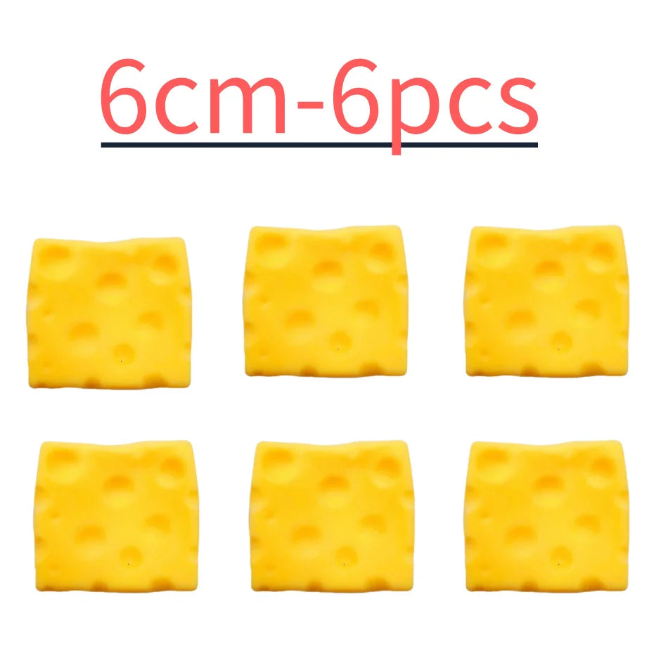 Yellow Cheese Squeeze Toy, Soft Rebound Sensory Toy, Stress Relief & Focus Helper, Cute Food-Themed Desk Decor Gift